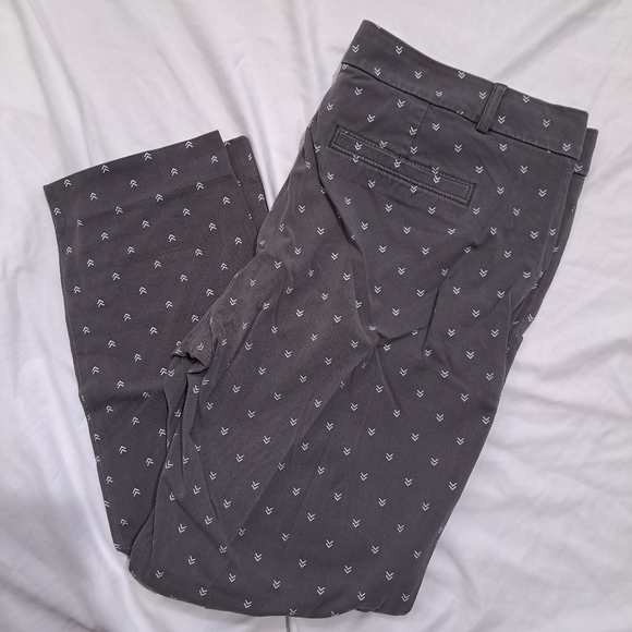 Banana Republic | Grey pattern Sloan fit women's pant - Picture 2 of 13